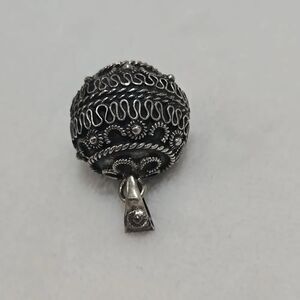 Large Sterling Silver Harmony Chime Ball Pendant